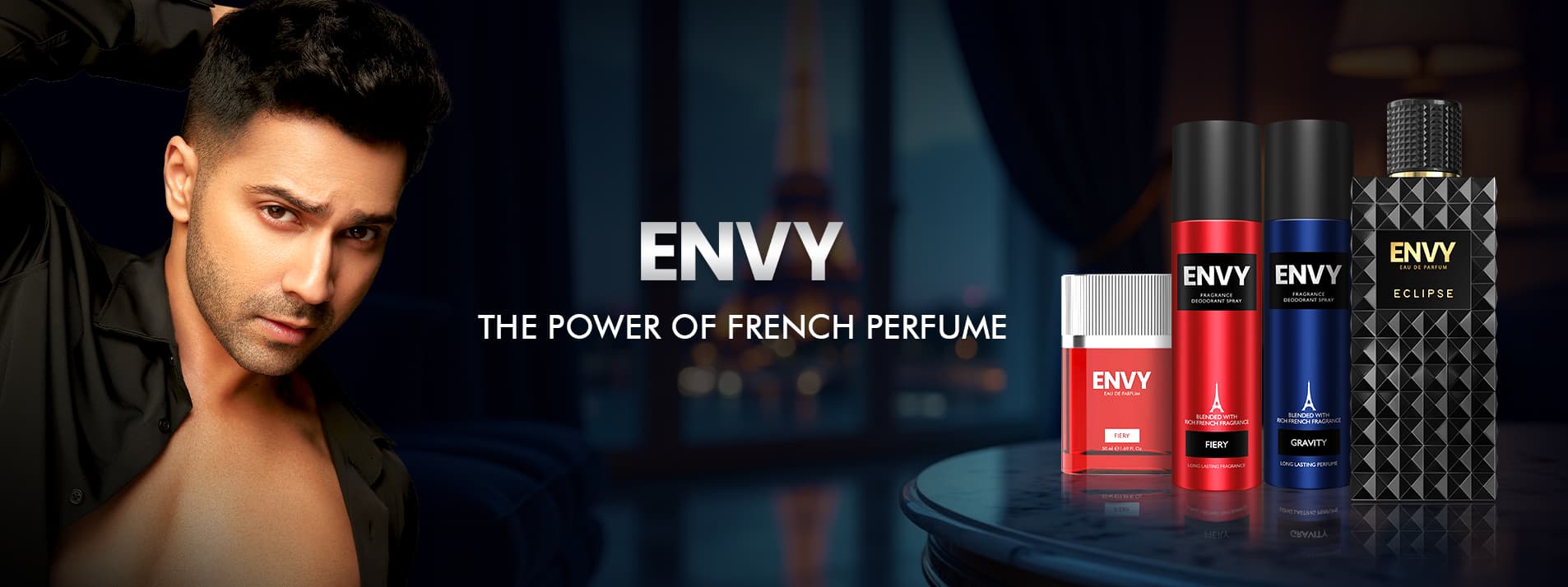 Envy fragrance portfolio banner visual