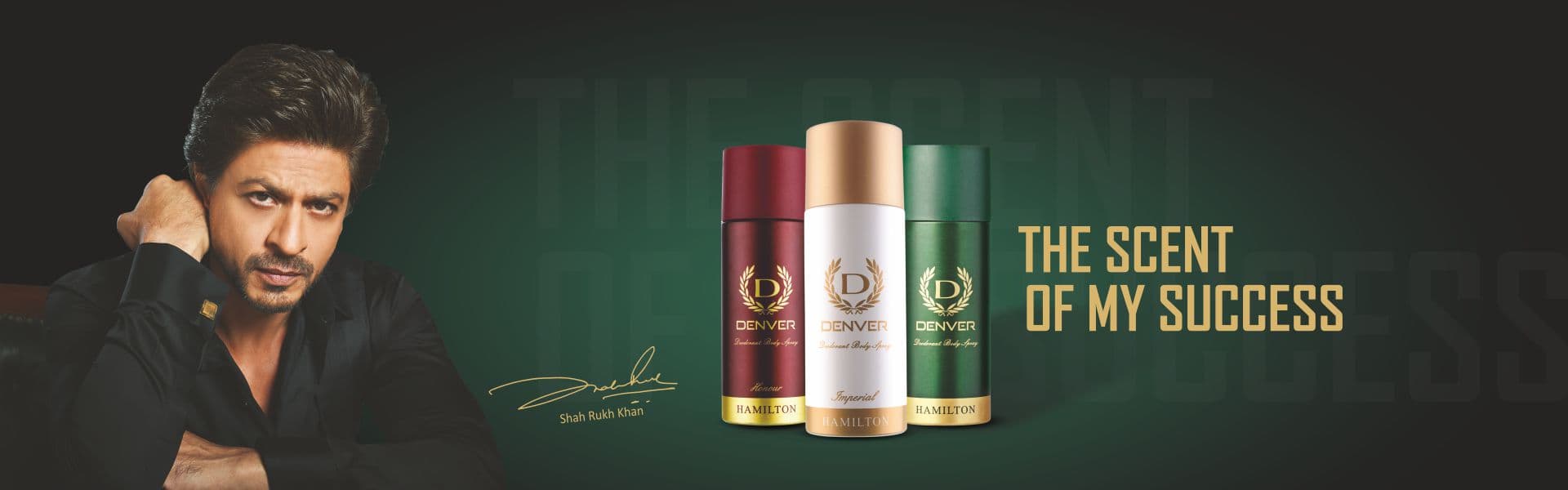 Denver Hamilton body spray brand visual